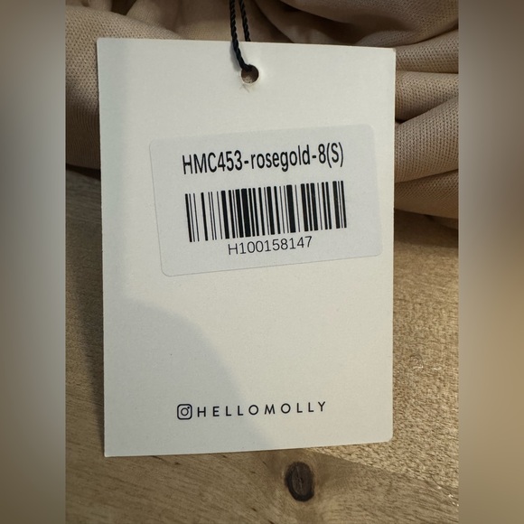 NWT Hello Molly Blind Your Eyes Dress in gold - Picture 3 of 13